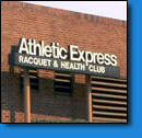 Athletic Express Racquet & Health Club Sign